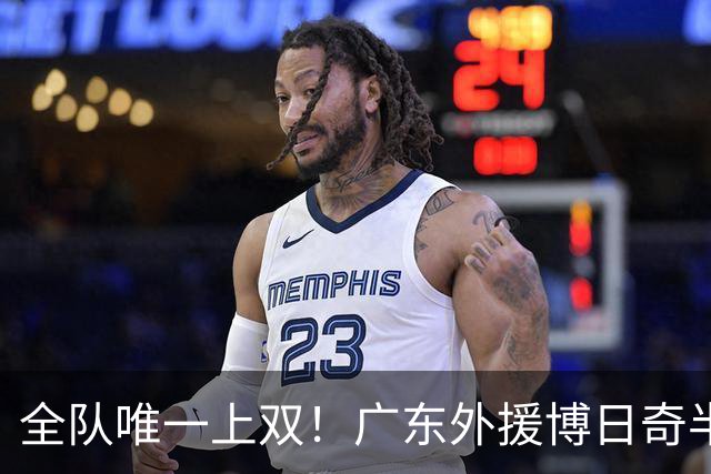 全队唯一上双！广东外援博日奇半场8中5拿下15分4板1助