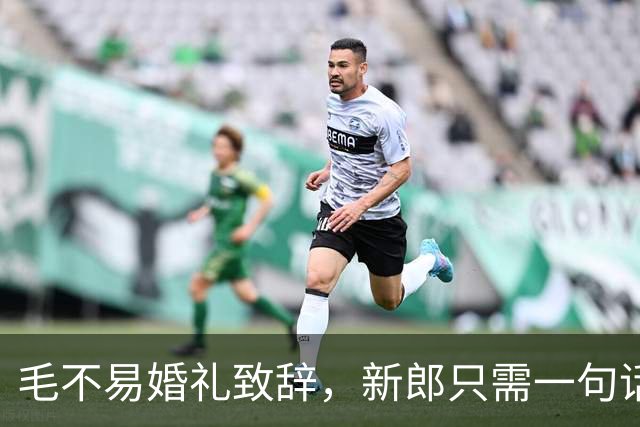 毛不易婚礼致辞，新郎只需一句话就能反击